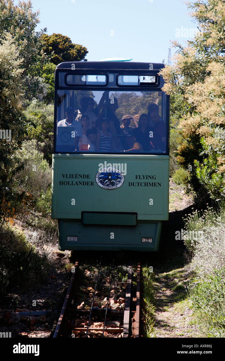 the funicular cable car at cape point part of the table mountain national  park cape town western cape province south Africa Stock Photo - Alamy