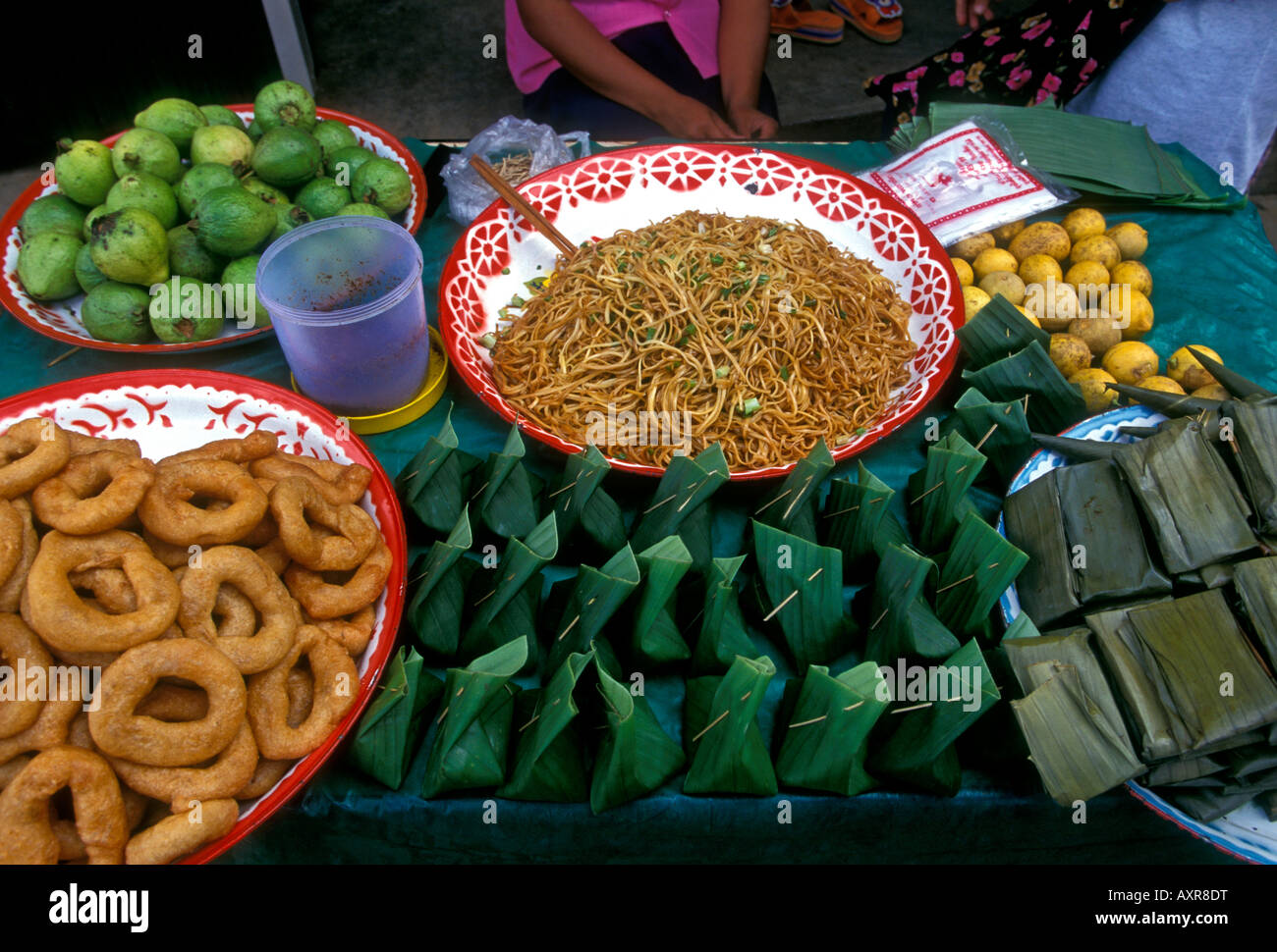 Thai food, food vendor, fresh noodles, noodle bowl, bowl of noodles