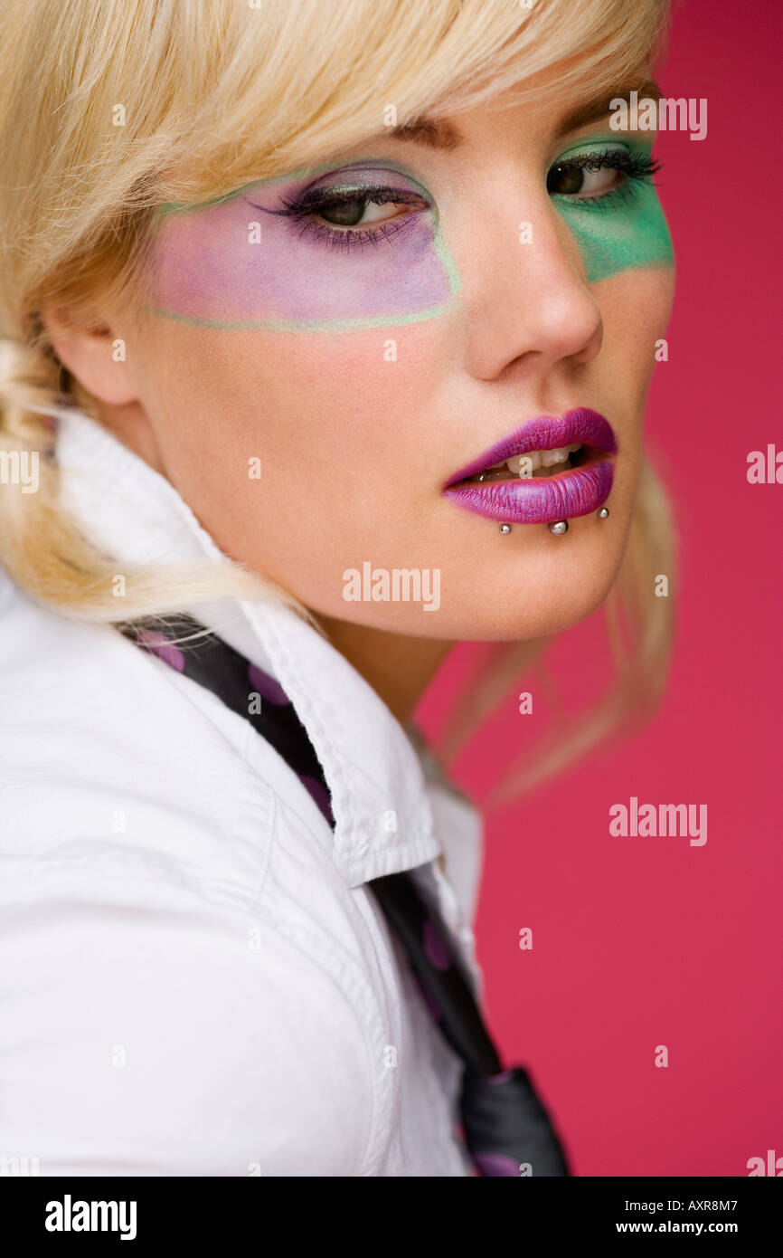 Woman with high fashion Stock Photo
