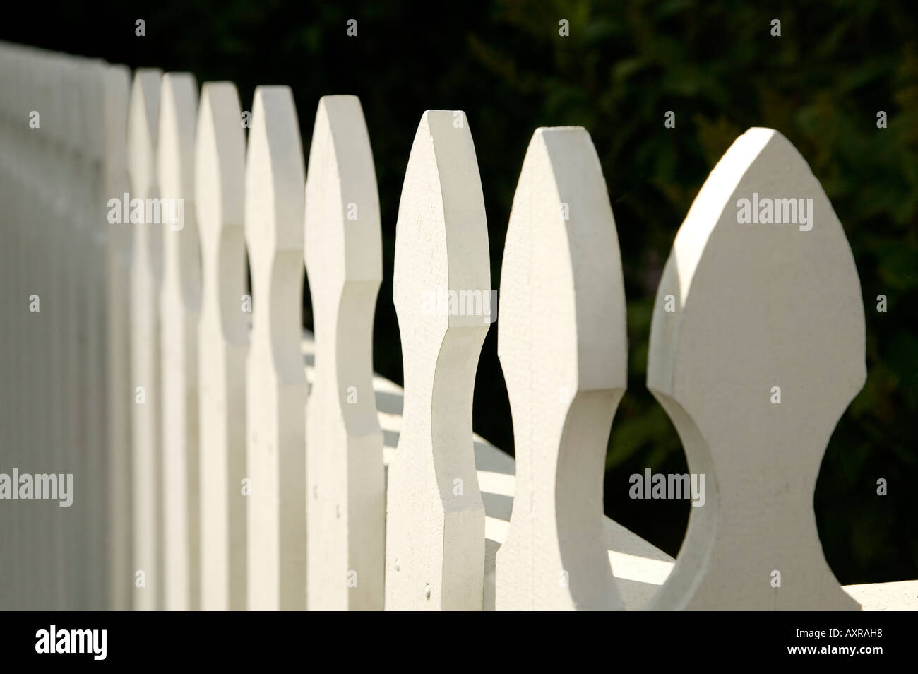 White Picket Fence High Resolution Stock Photography and Images - Alamy