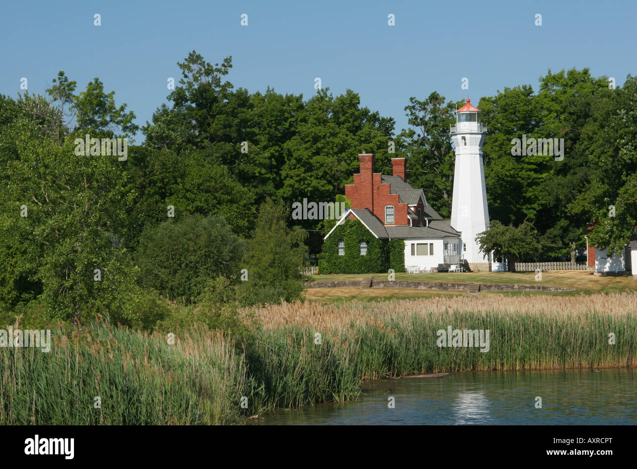 Port Sanilac Lighthouse Port Sanilac Michigan Stock Photo Alamy