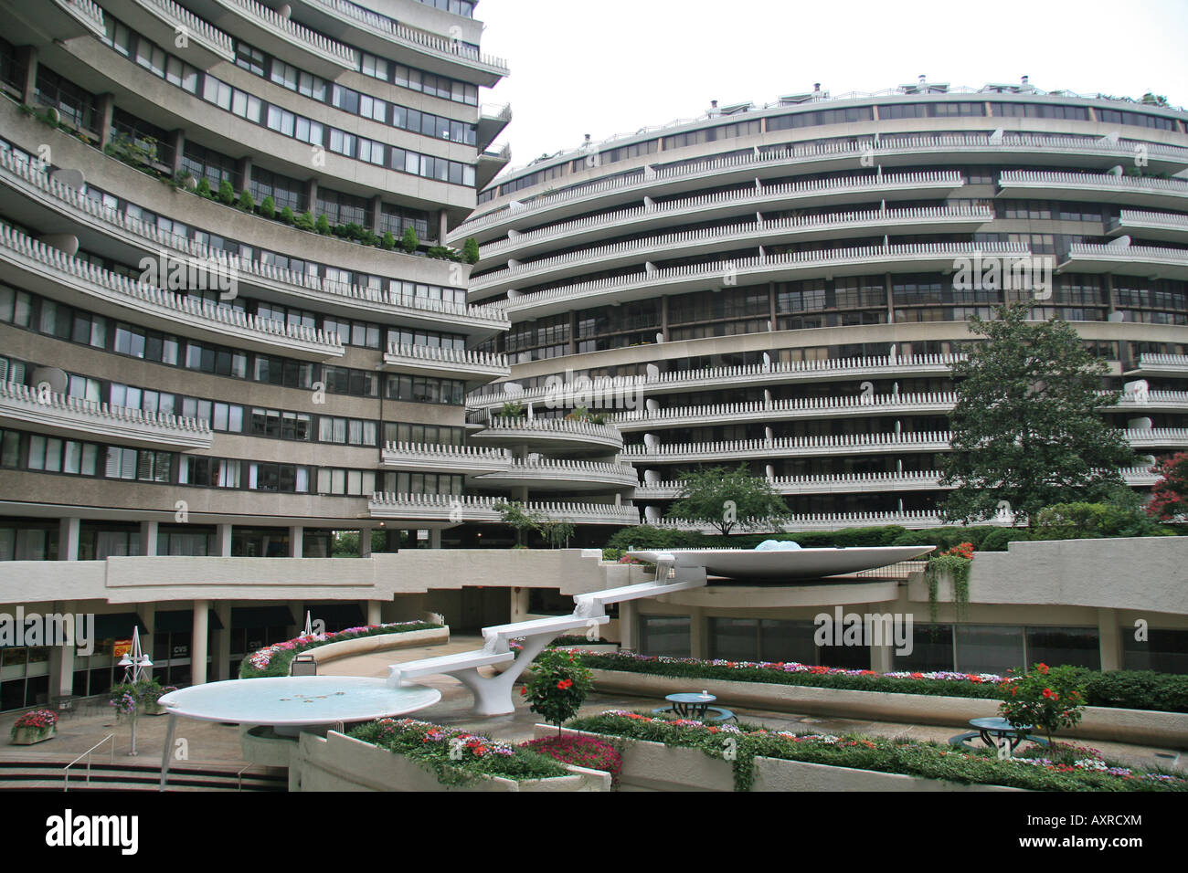 Inside the Watergate Office Complex, Virginia Avenue NW, Washington DC