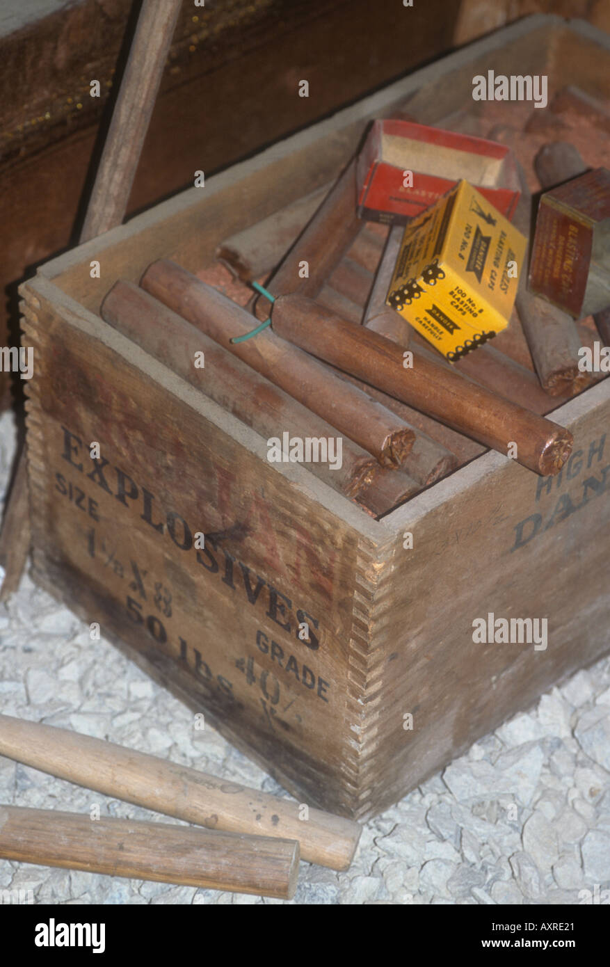 Box of explosives hi-res stock photography and images - Alamy