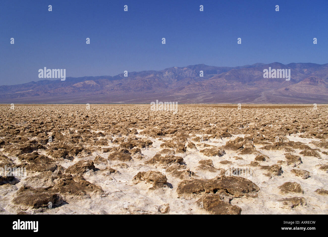 California Death Valley National Park Devil's Golf Course Stock Photo ...