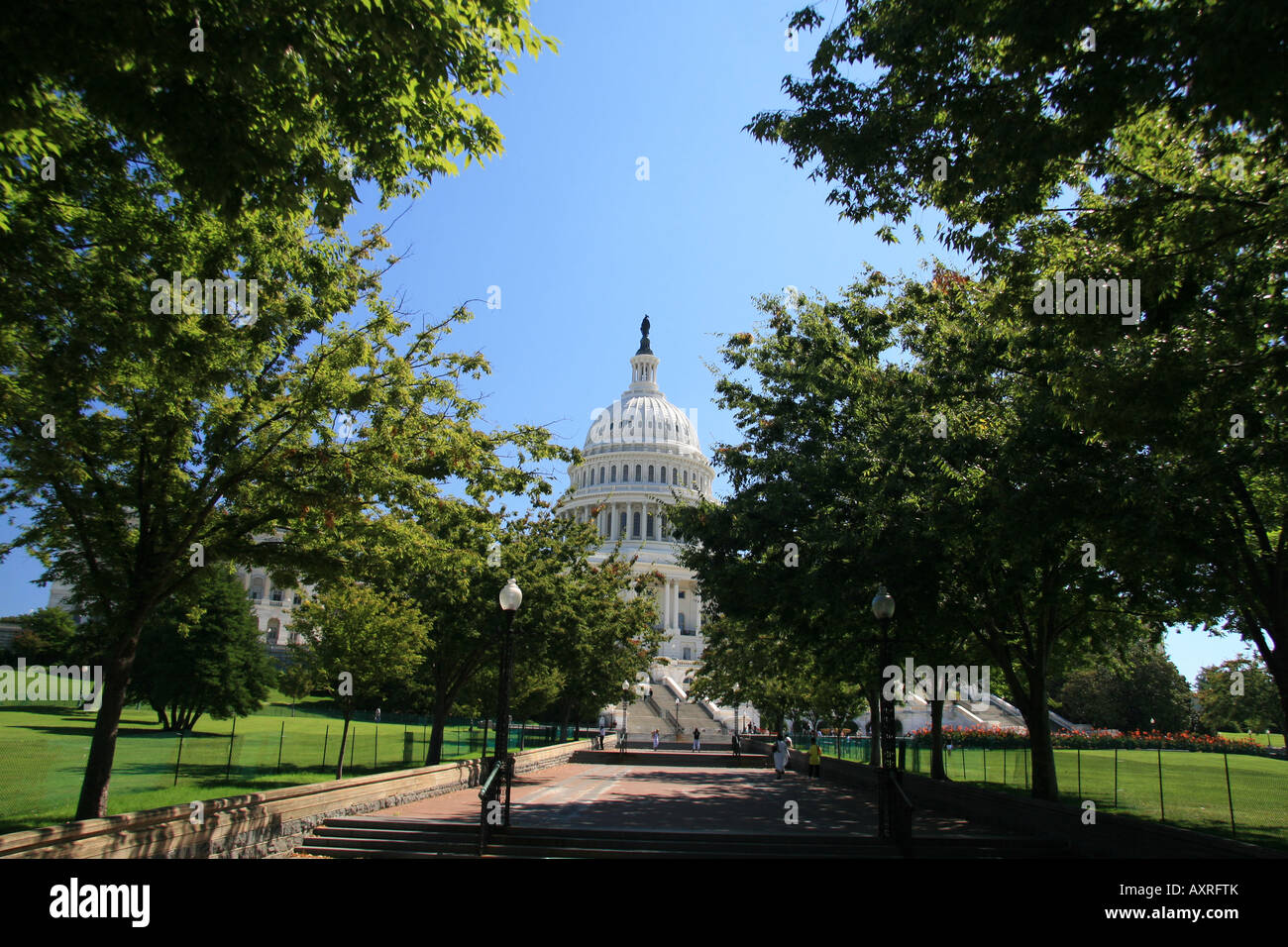 The western elevation of the US Capitol Building, Washington DC Stock ...
