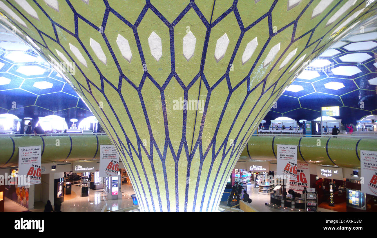 The shopping area at Terminal 1, Abu Dhabi International Airport, UAE