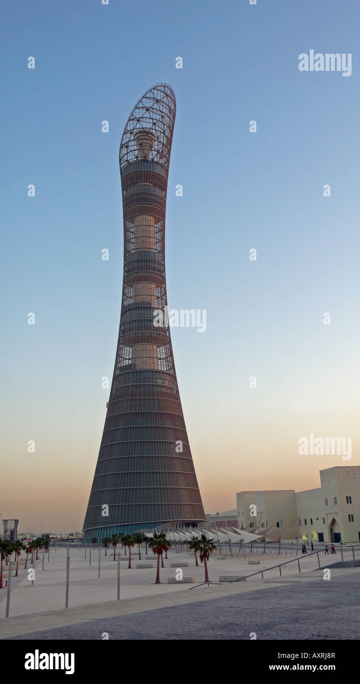 The 300m Tall Aspire Tower In The Aspire Zone Sports City Doha