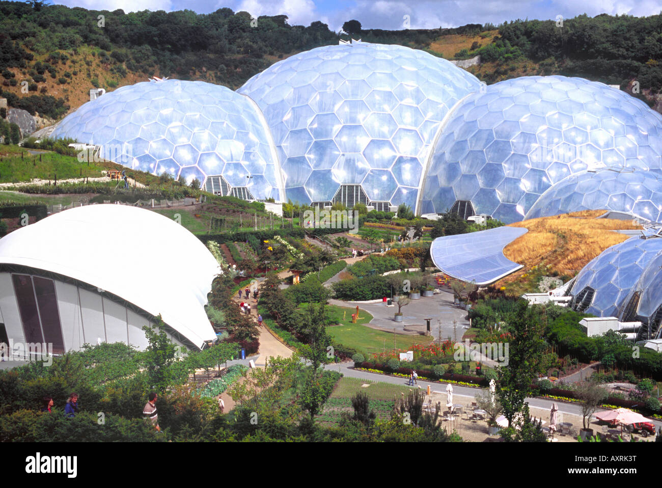 Bubble Dome of The Eden Project Stock Photo