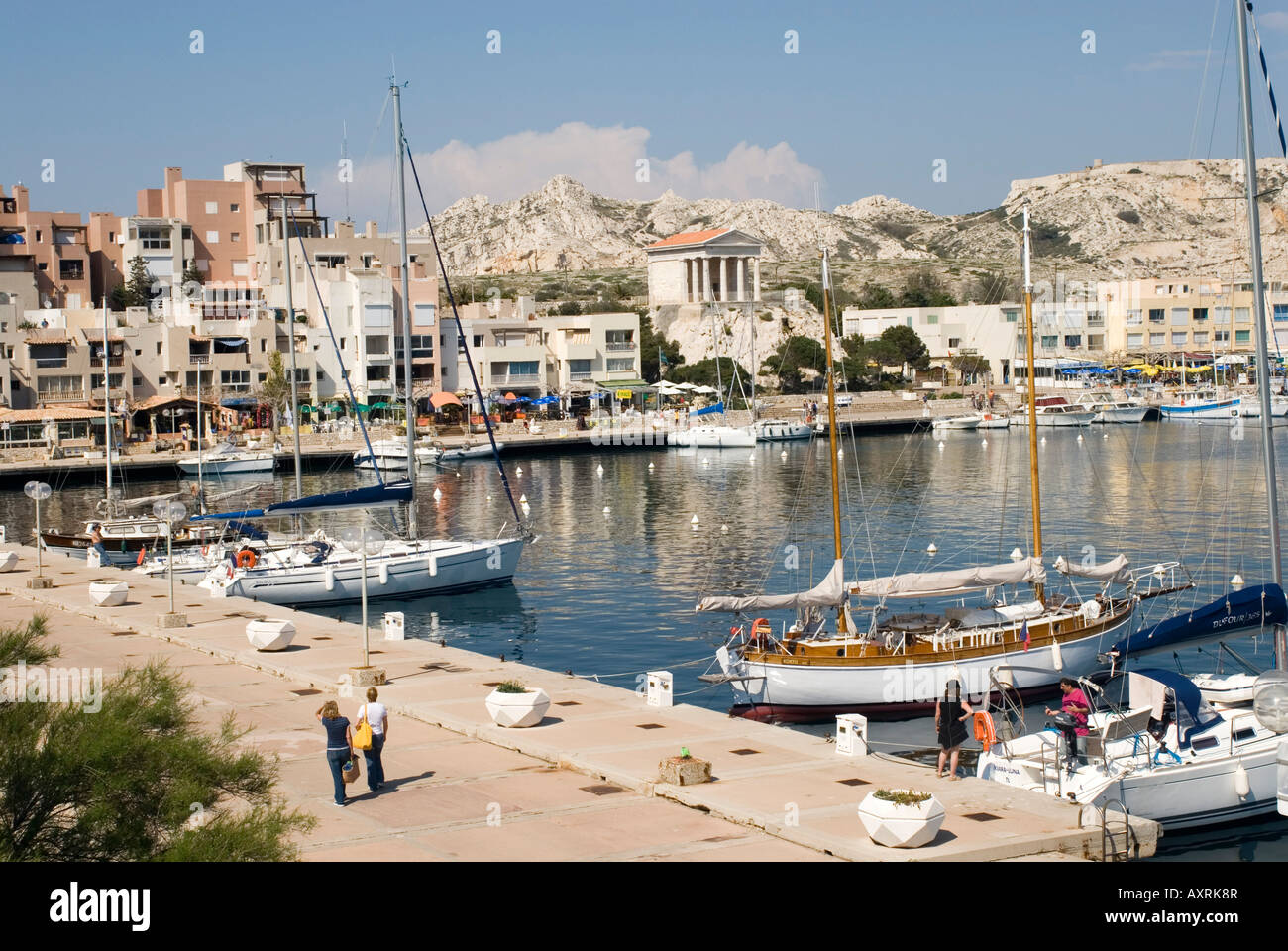 Marseille Frioul island Stock Photo