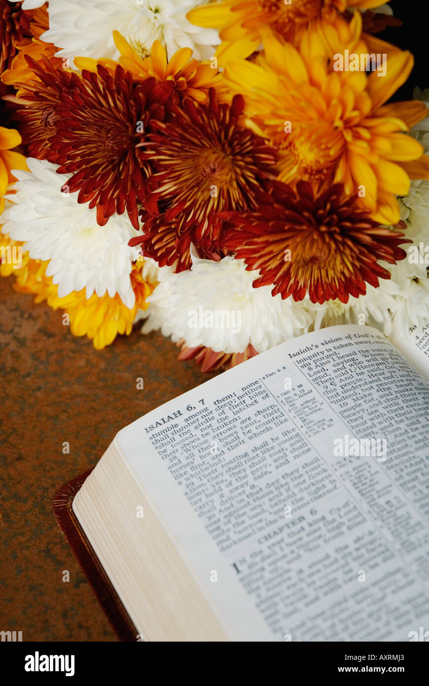 Flowers with bible hires stock photography and images Alamy