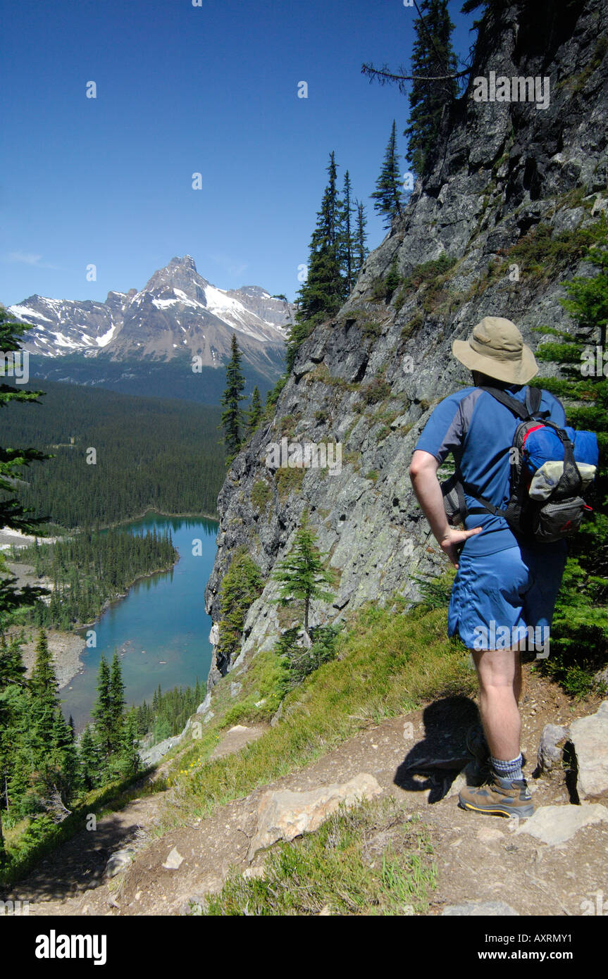 Hiker in yoho national park hi-res stock photography and images - Alamy