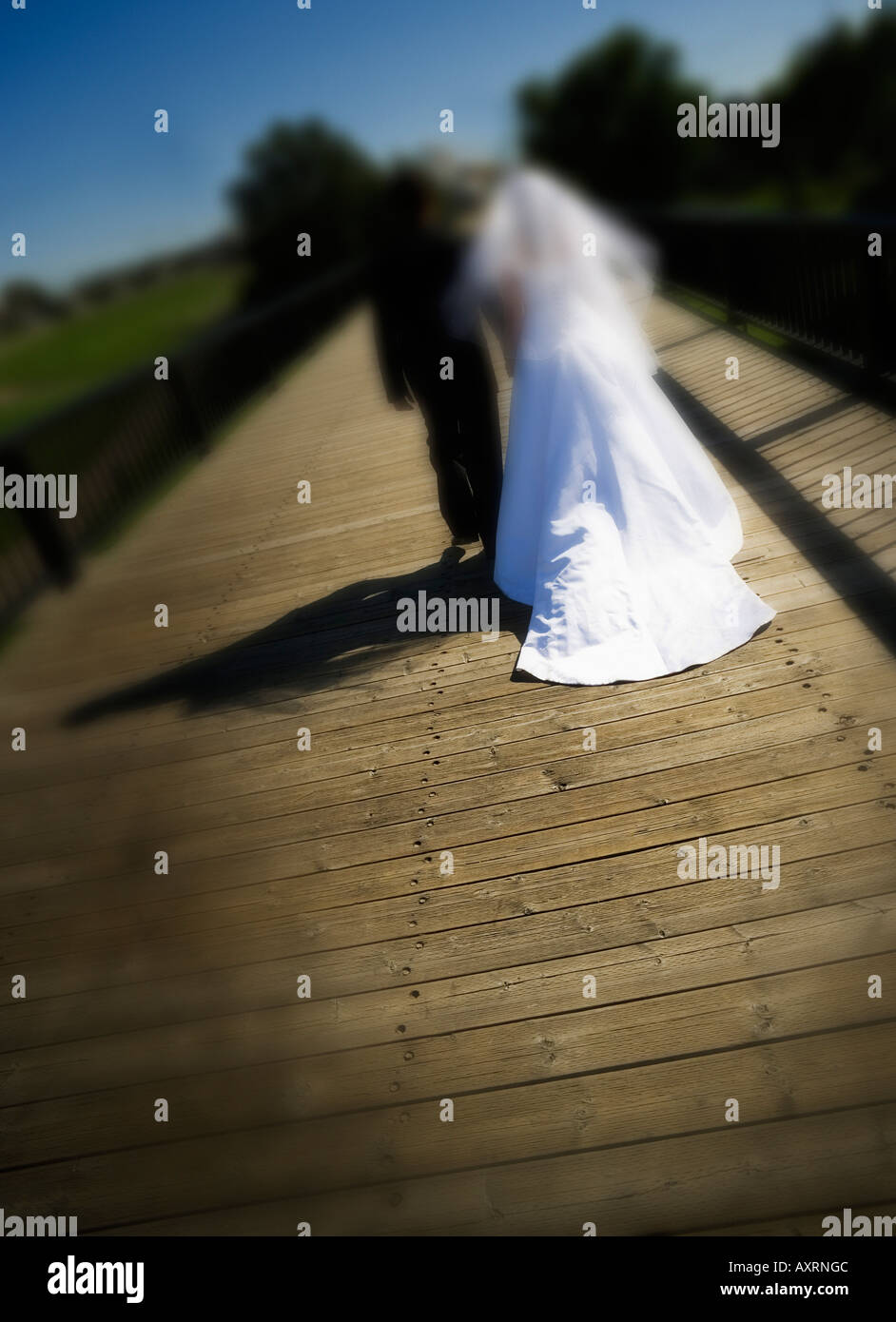 Couple on wedding day Stock Photo - Alamy