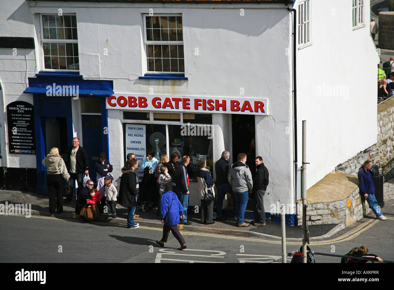 Fish & Chip shop, Cobb Gate, Lyme Regis, Dorset, UK Stock Photo Alamy