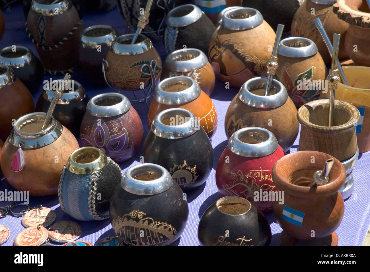 Mate Souvenirs in Buenos Aires, Argentina Stock Photo 5520137 Alamy