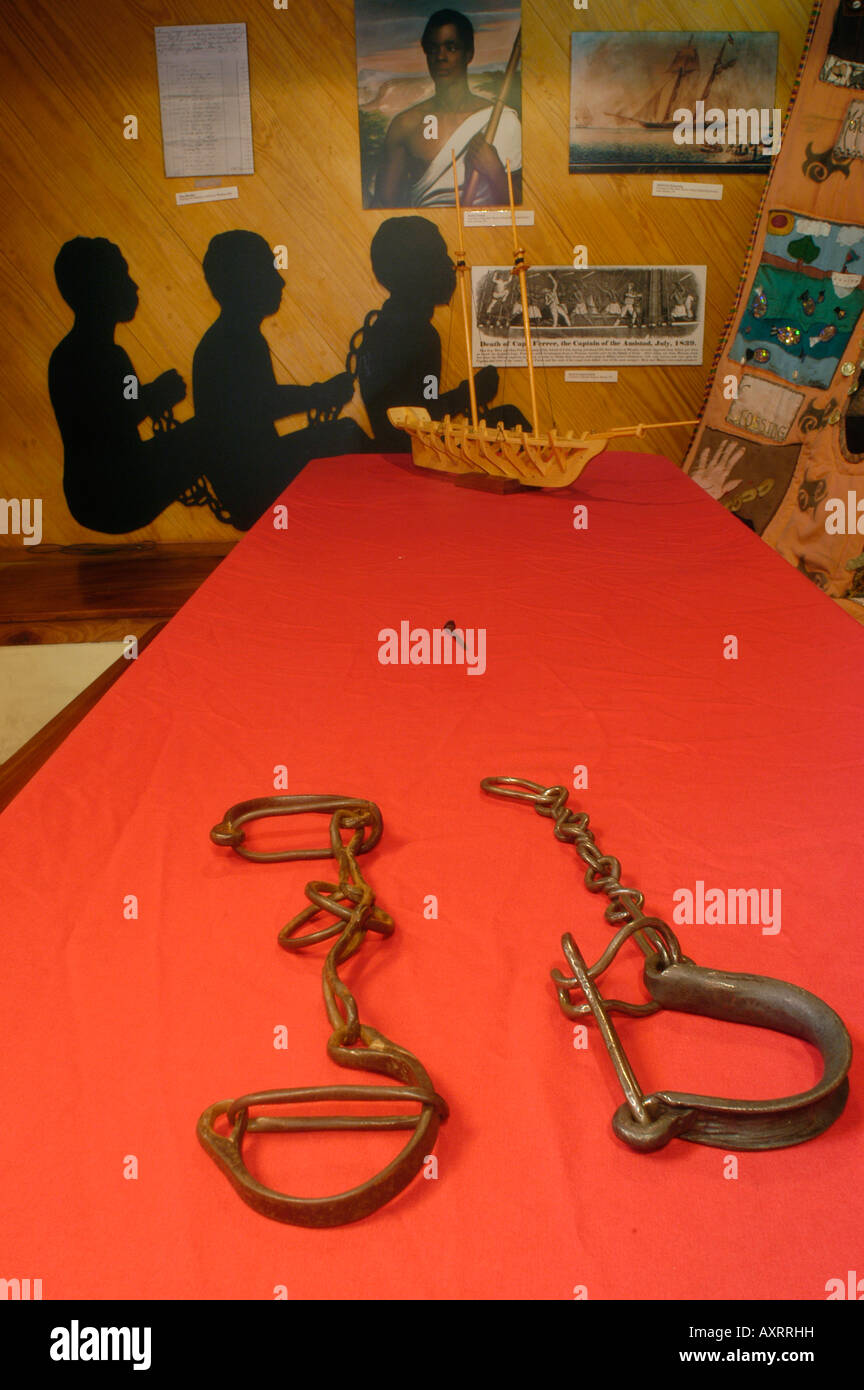Amistad slave ship shackles cuffs shackle underground railroad ohio