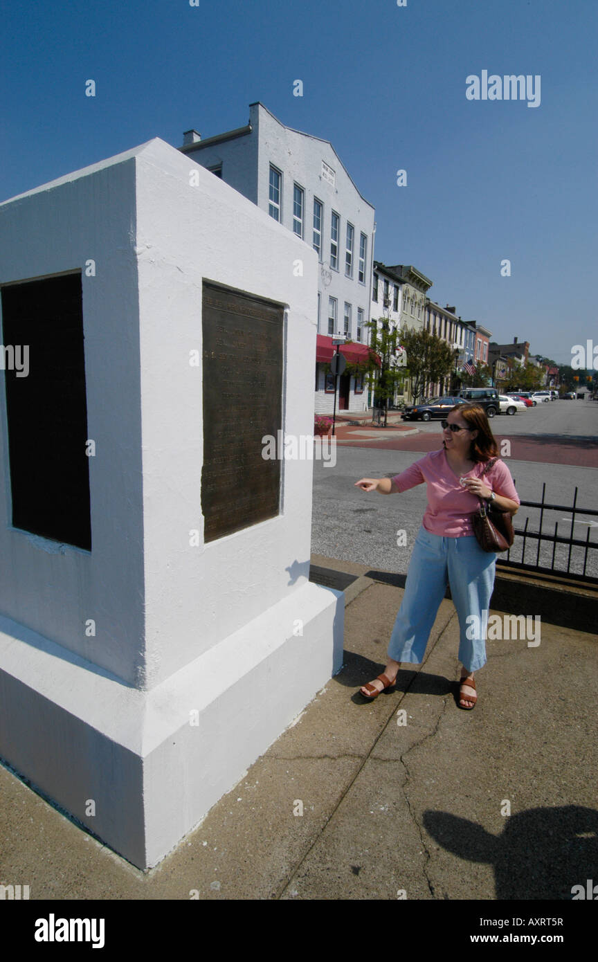 underground railroad memorial Ripley ohio tourist Stock Photo Alamy