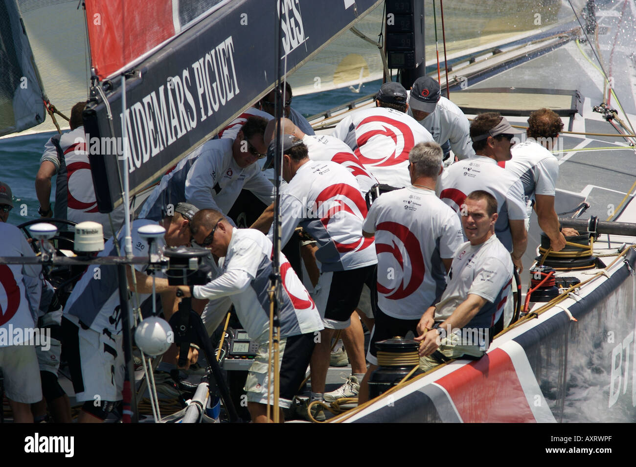 America's Cup 2007 racing Stock Photo Alamy