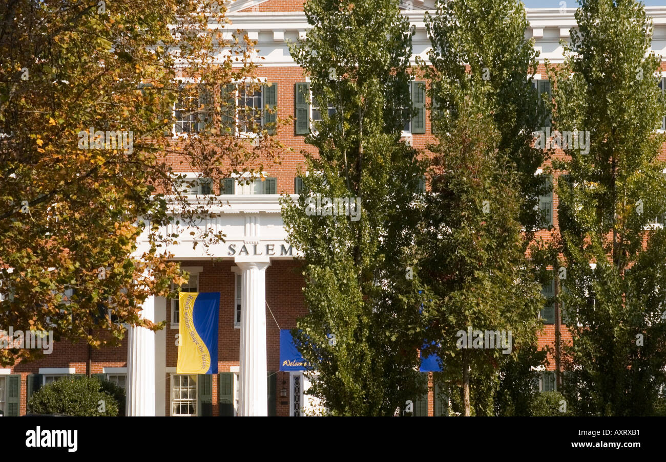 Brick Building at Old Salem North Carolina USA Stock Photo Alamy