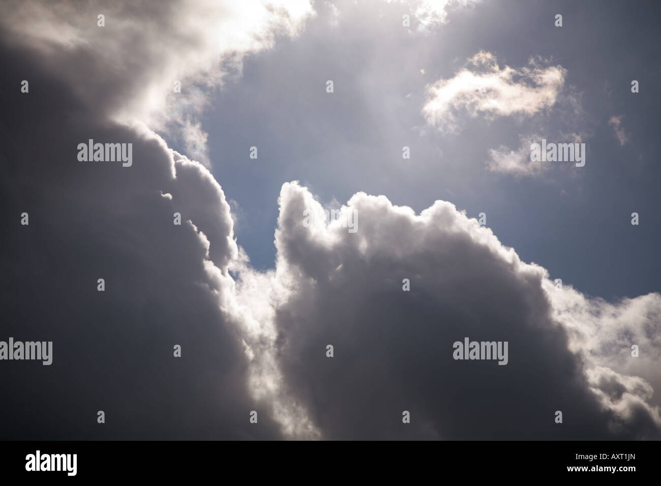 Rain clouds sunlight in hi-res stock photography and images - Alamy
