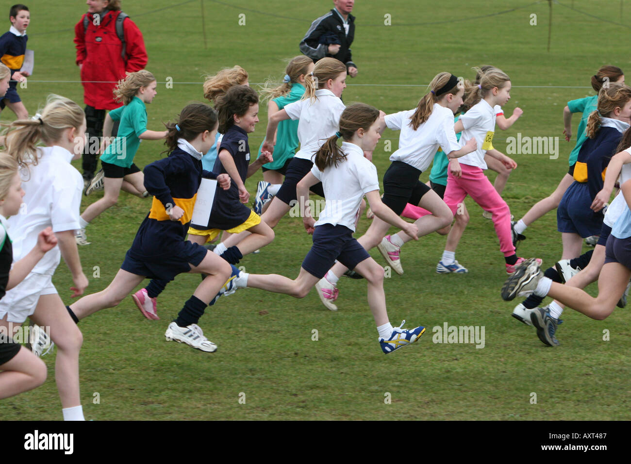 Cross country race Stock Photo Alamy