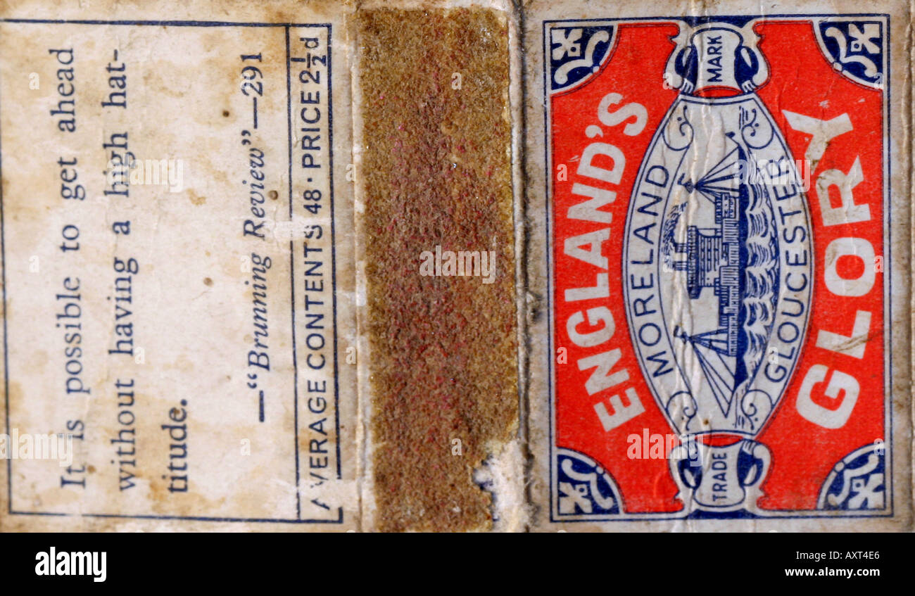 Bryant & May 'Brymay' safety matches, London, England, 1890-1940