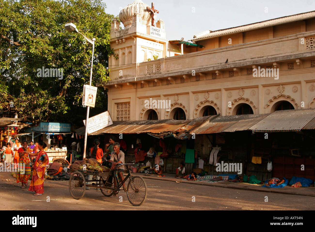 street life in Kolkata India Stock Photo