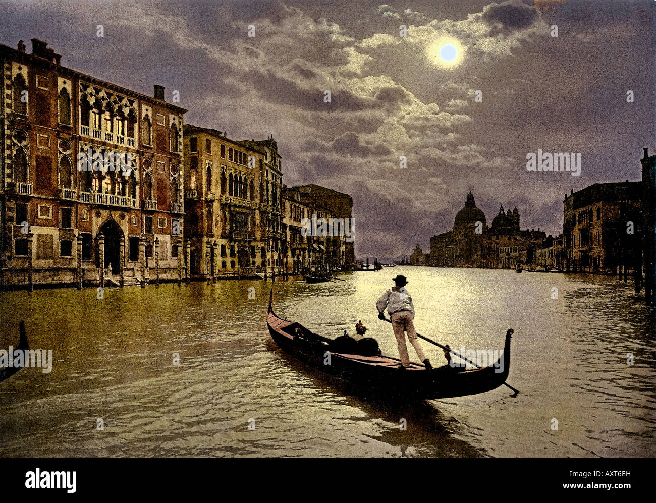 The grand canal venice Italy Stock Photo - Alamy
