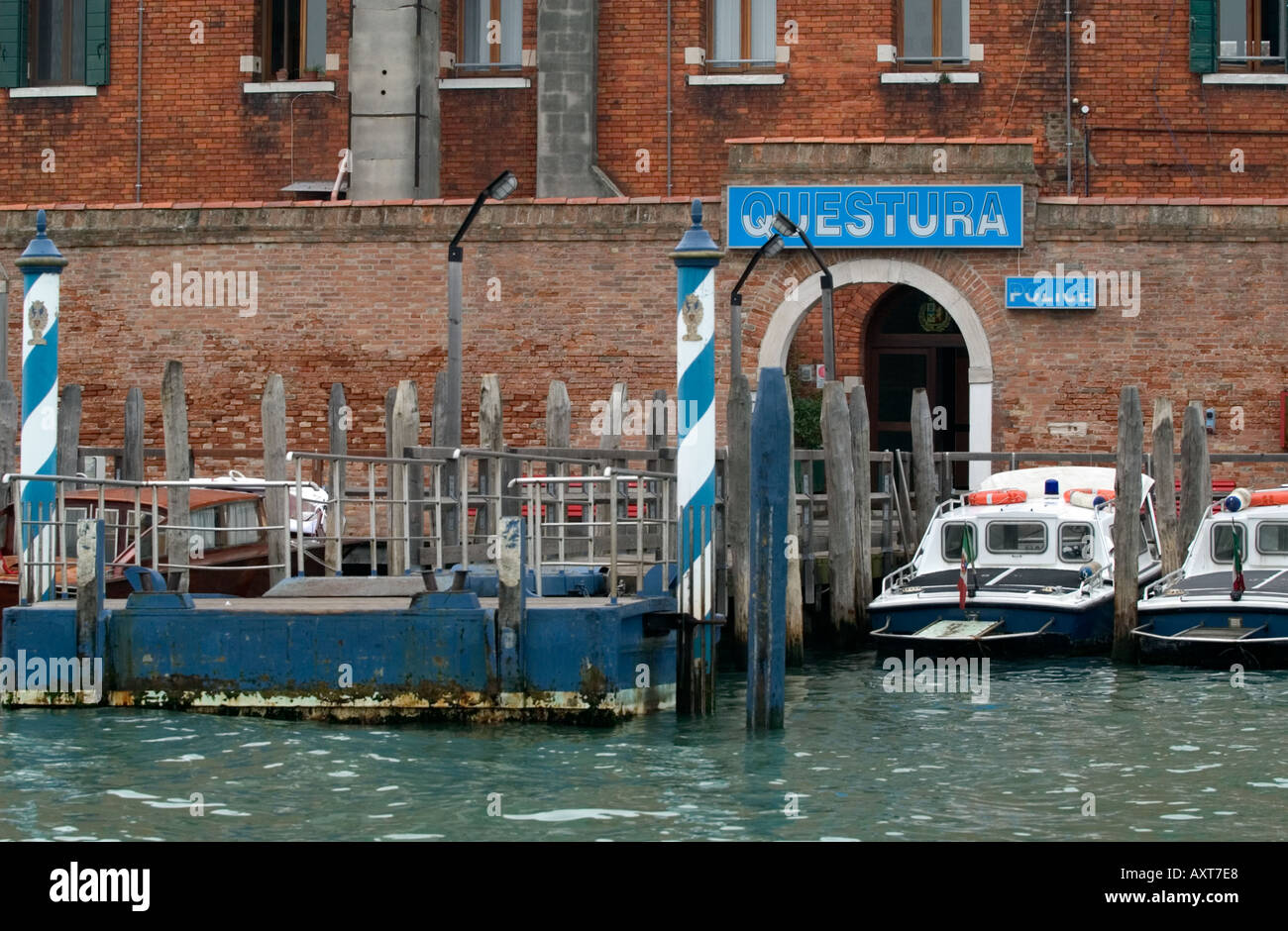 Police station in Venice Italy Europe Stock Photo Alamy