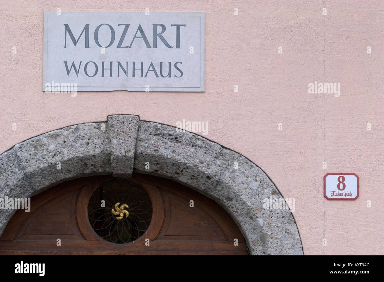 The House At Which Wolfgang Amadeus Mozart Lived In Salzburg