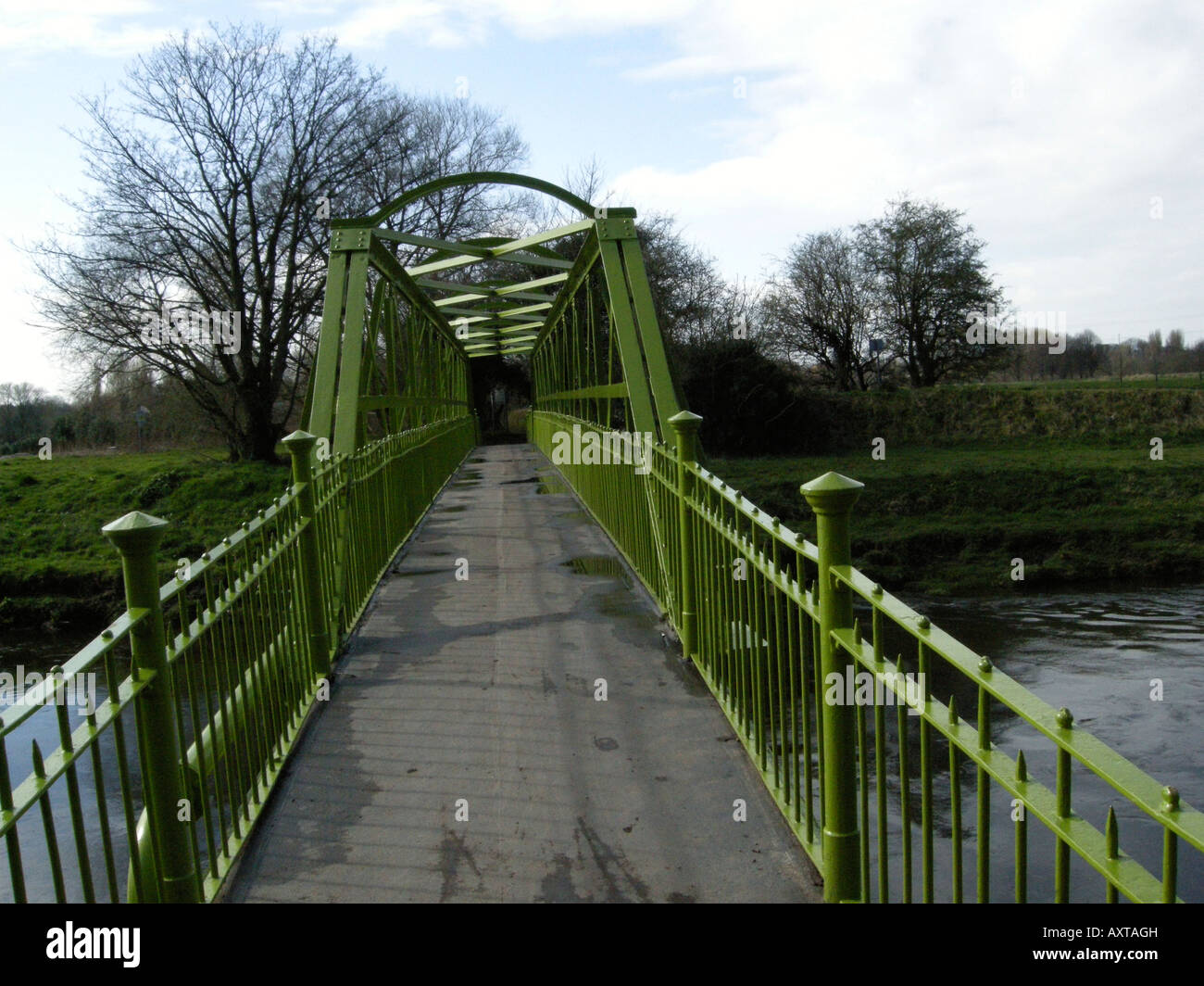 Simon's Bridge, Didsbury over River Mersey Stock Photo Alamy
