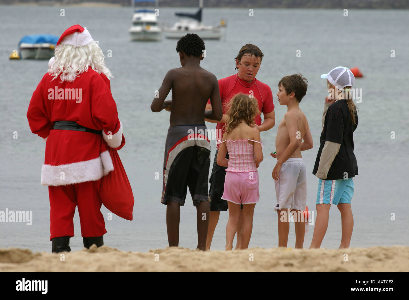 Australian Santa Claus Stock Photo - Alamy