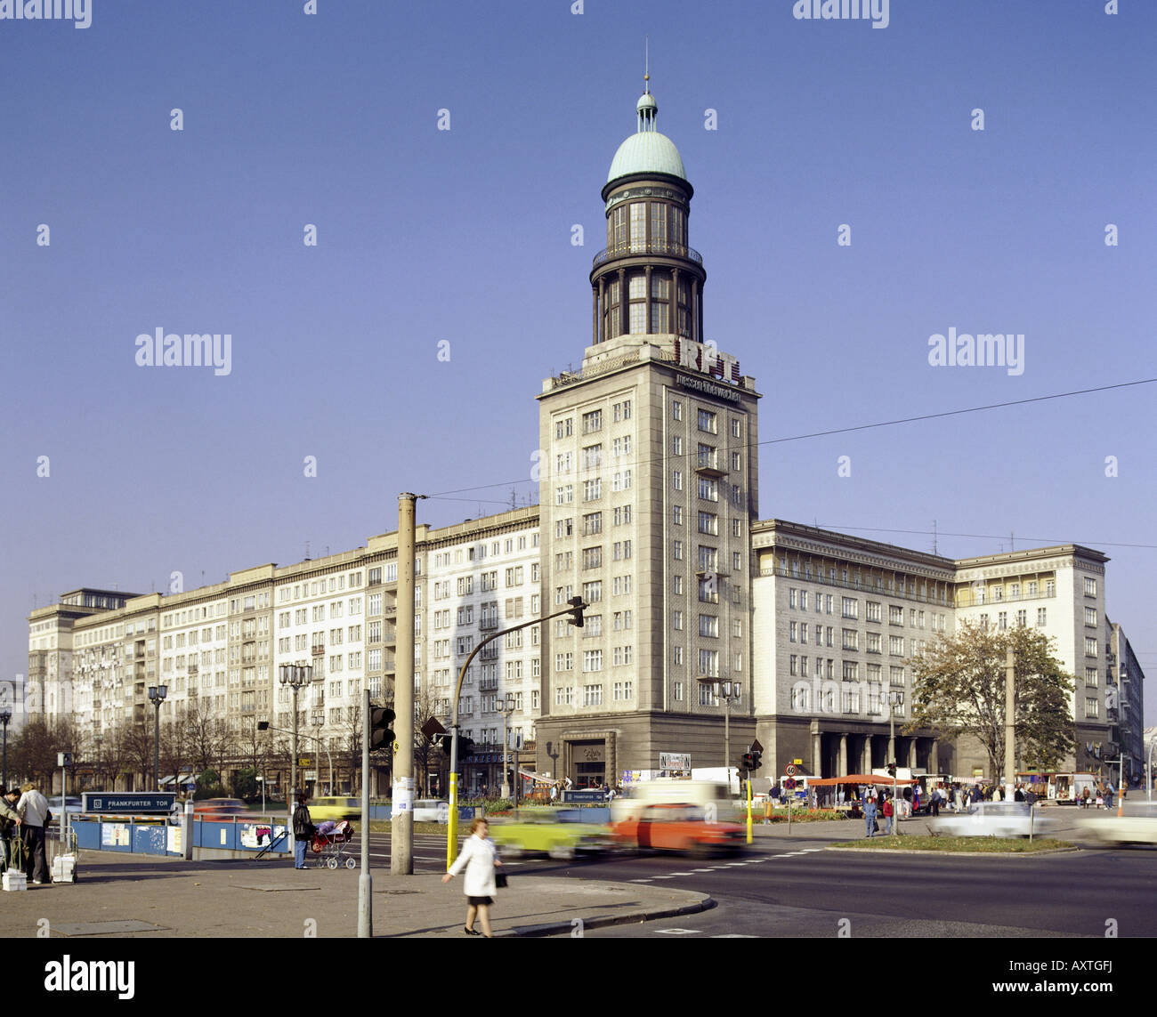 geography / travel, Germany, Berlin, Frankfurt gate, Frankfurter Tor, , Stock Photo