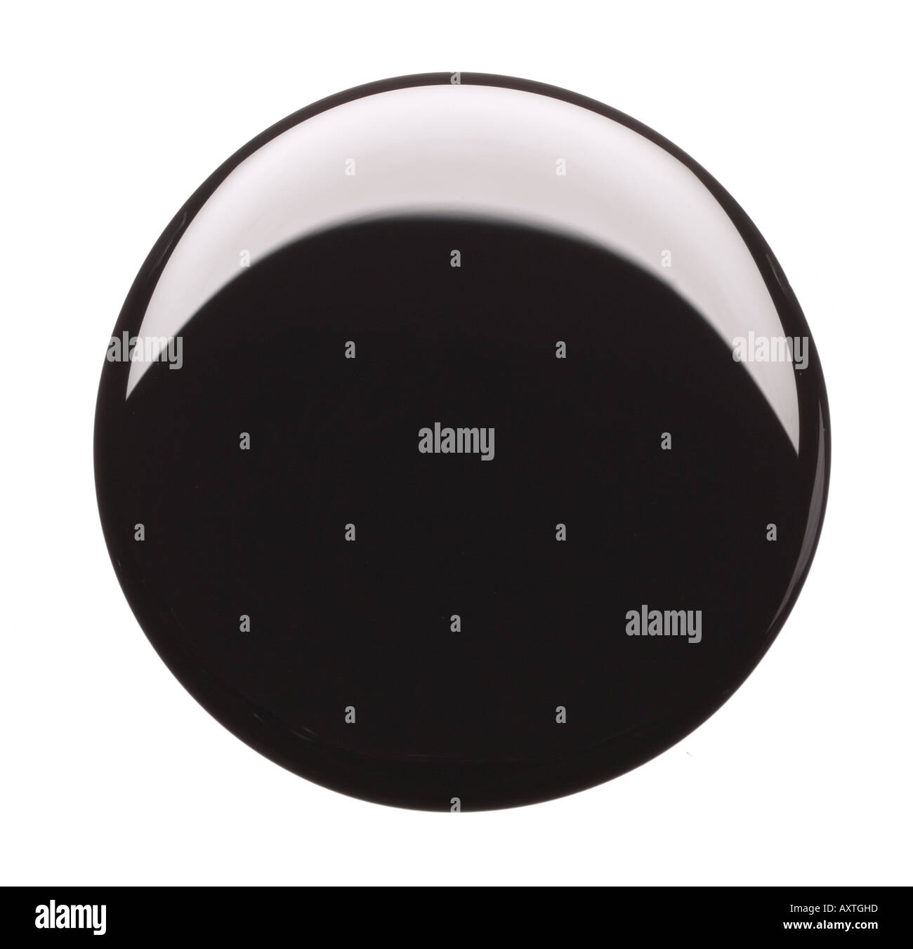 Black nail varnish Stock Photo Alamy