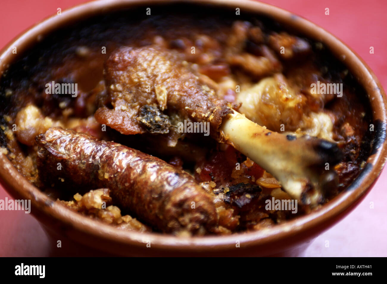 Carcassonne the local specialty called Cassoulet Stock Photo Alamy