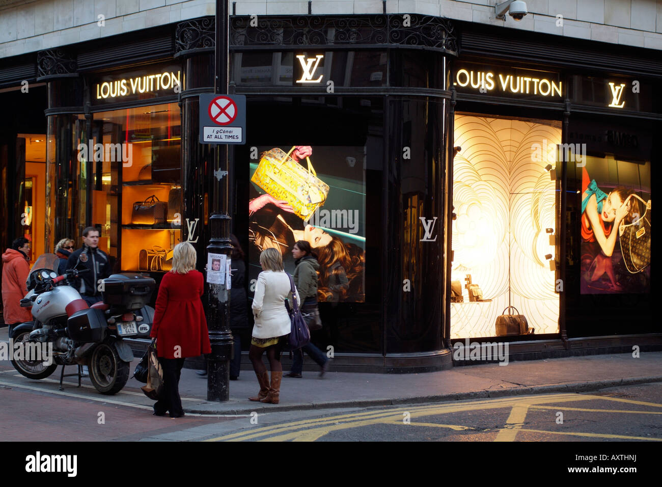 Louis Vuitton upmarket designer Shop in Dublin City Centre Ireland