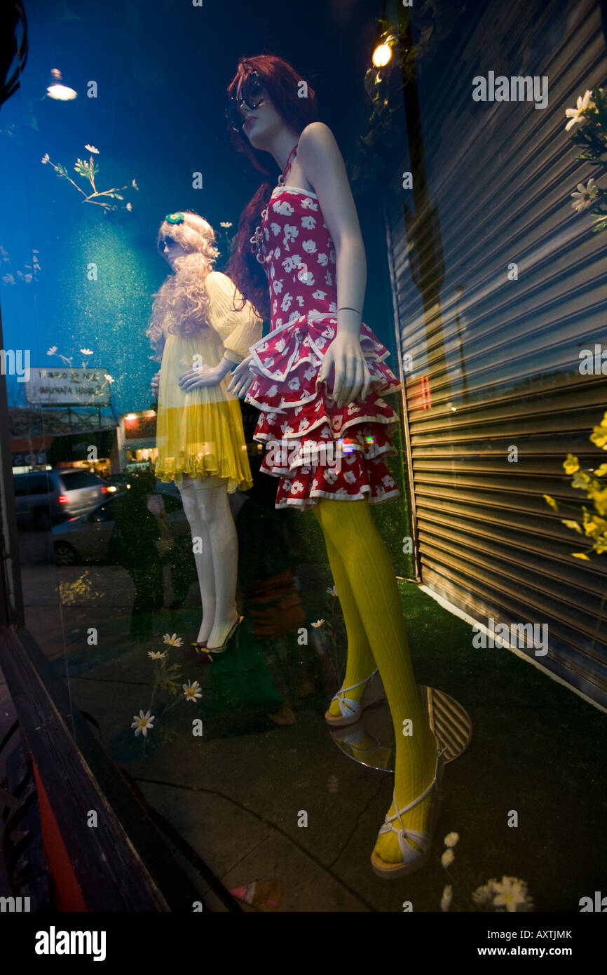 Mannequins at Wasteland clothing store Melrose Avenue West Hollywood