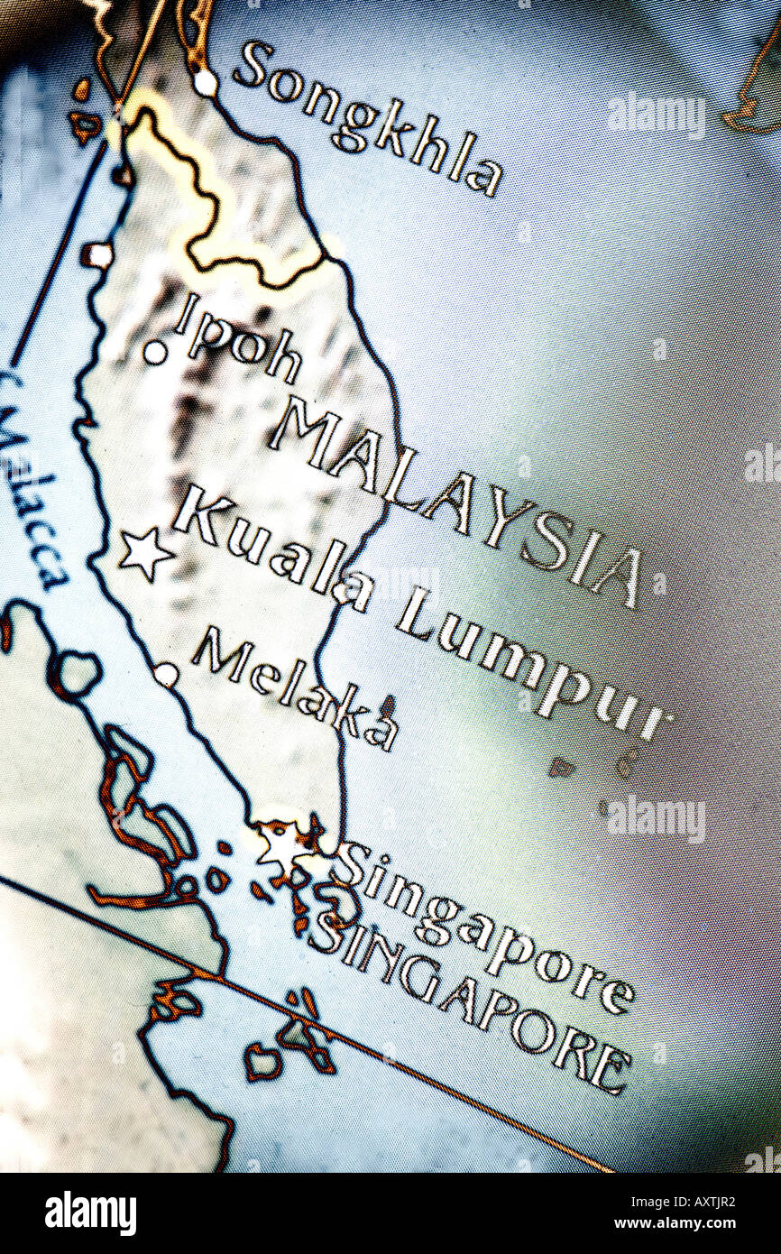 Close Up Map Countries Malaysia Singapore Hi res Stock Photography And Close Up Map Countries Malaysia Singapore Hi res Stock Photography And