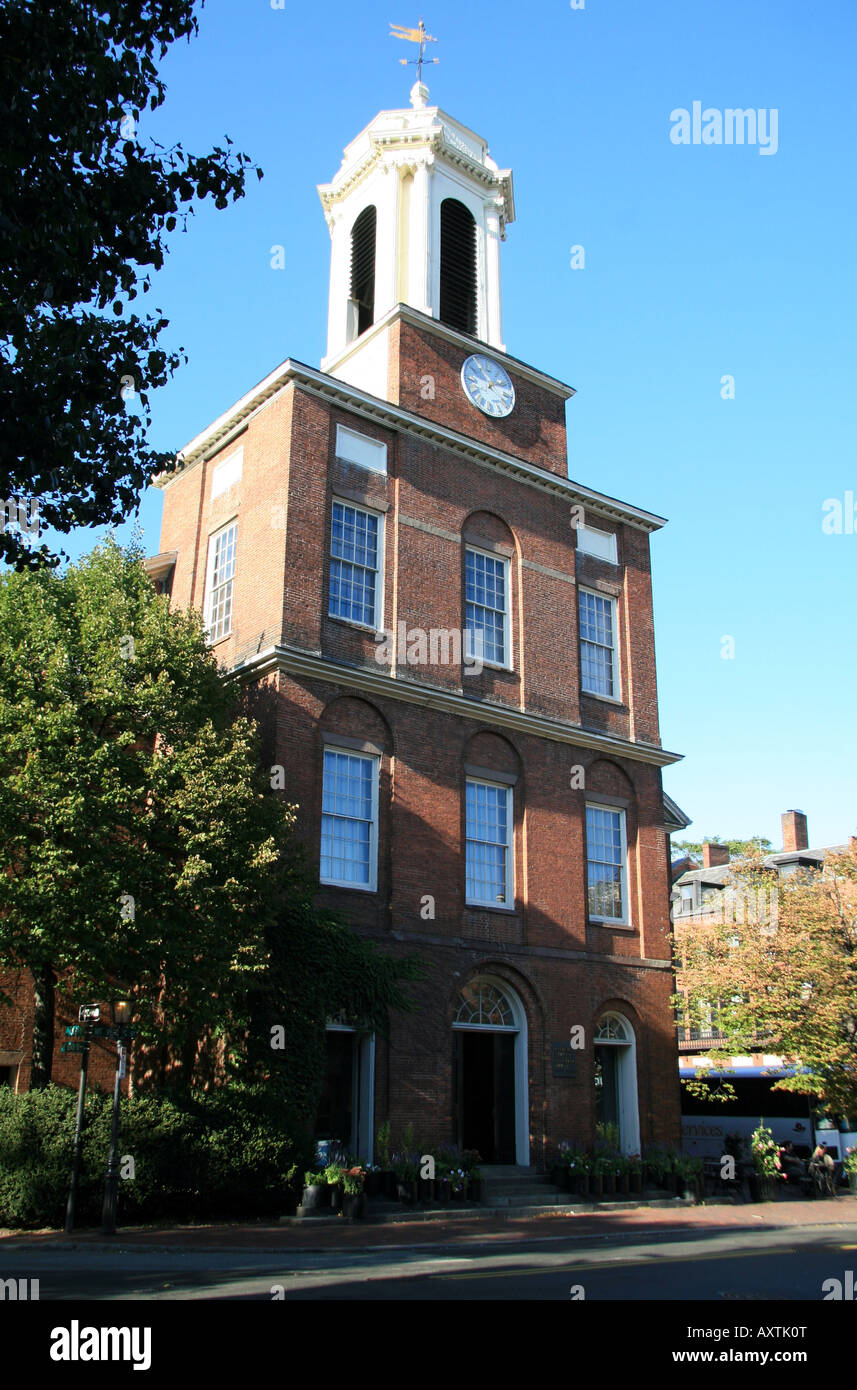 The Charles Street Meeting House on the Black Heritage Trail Boston, MA. Stock Photo