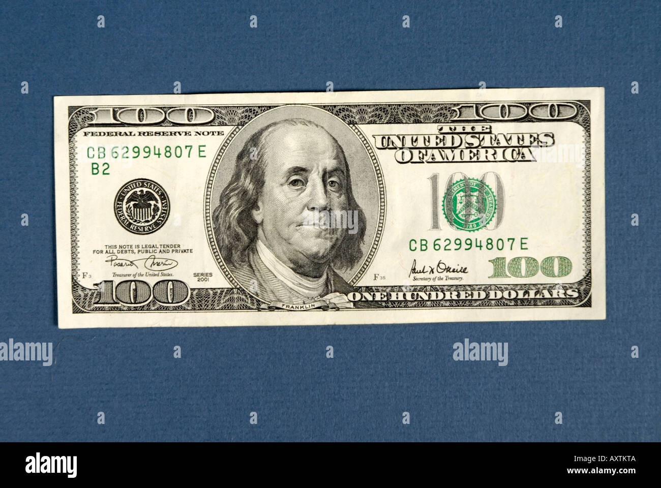 100 dollar bill hi-res stock photography and images - Alamy