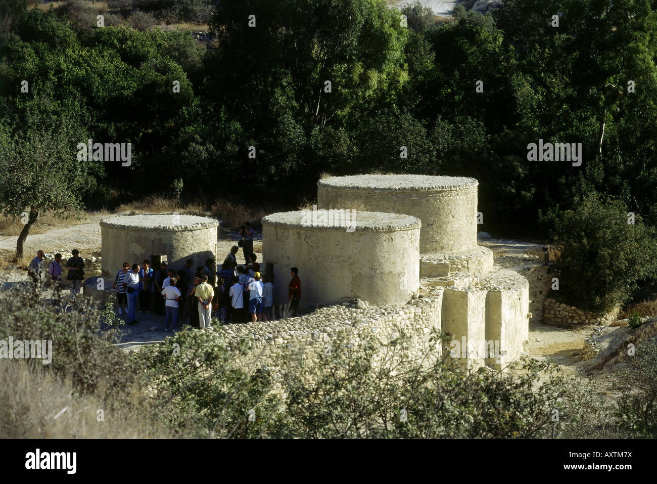 geography / travel, Cyprus, Choirokoitia, Stone Age settlement, reproduction, Stock Photo