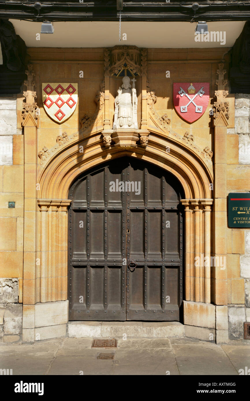Doorway of St. William's College, Minster Square, York, Yorkshire