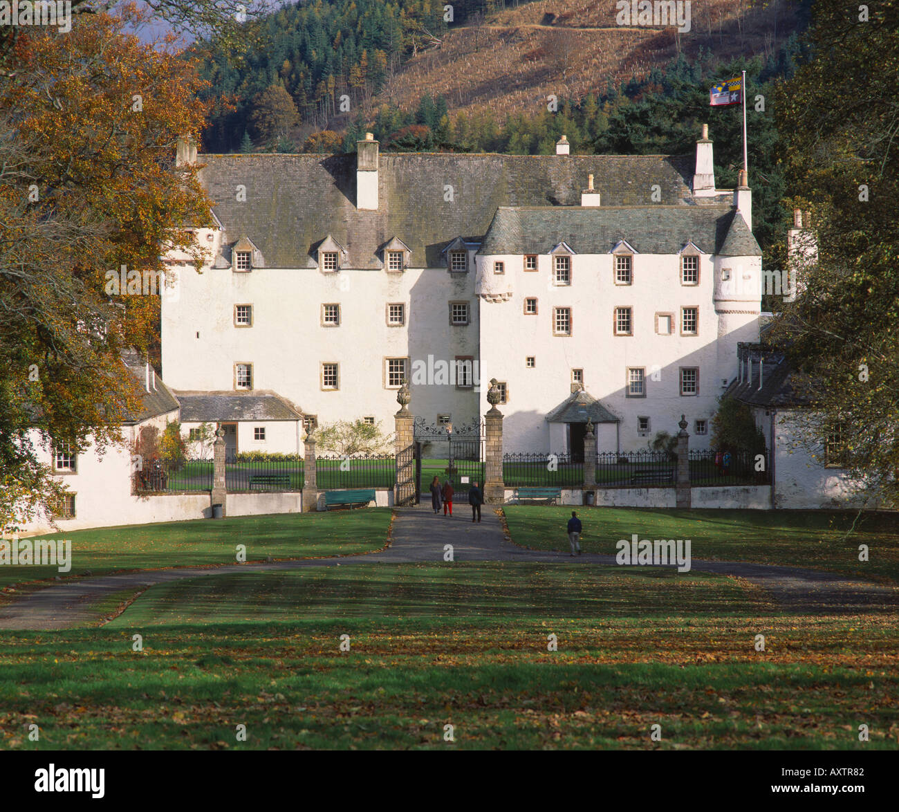 Traquair House, Innerleithen, Scottish Borders, Scotland, UK Stock