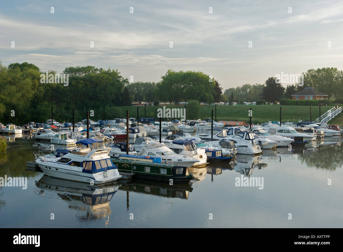 Upton Marina at Upton upon Severn in Worcestershire Stock Photo Alamy
