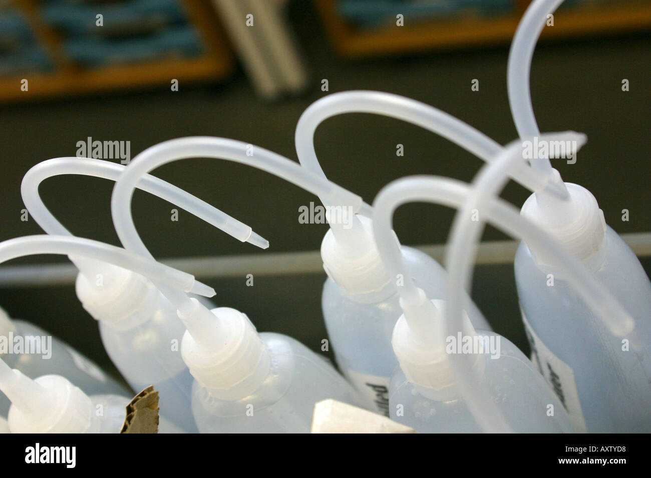 Laboratory ware in 6th form lab Stock Photo Alamy