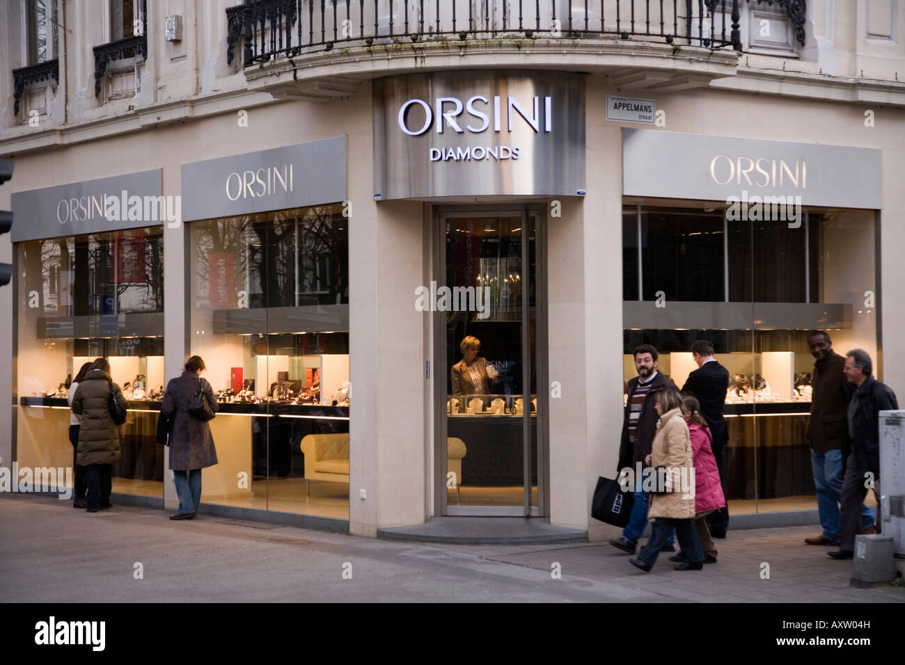 Orsini diamond and jewellery store in Antwerp, Belgium Stock Photo - Alamy