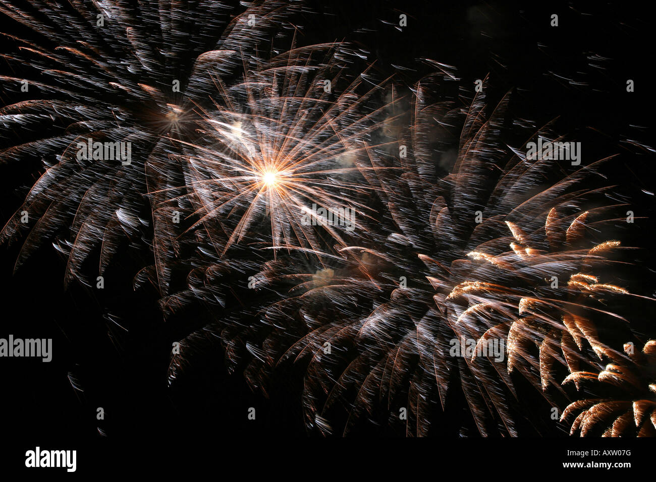 sparkling fireworks explosion Stock Photo - Alamy