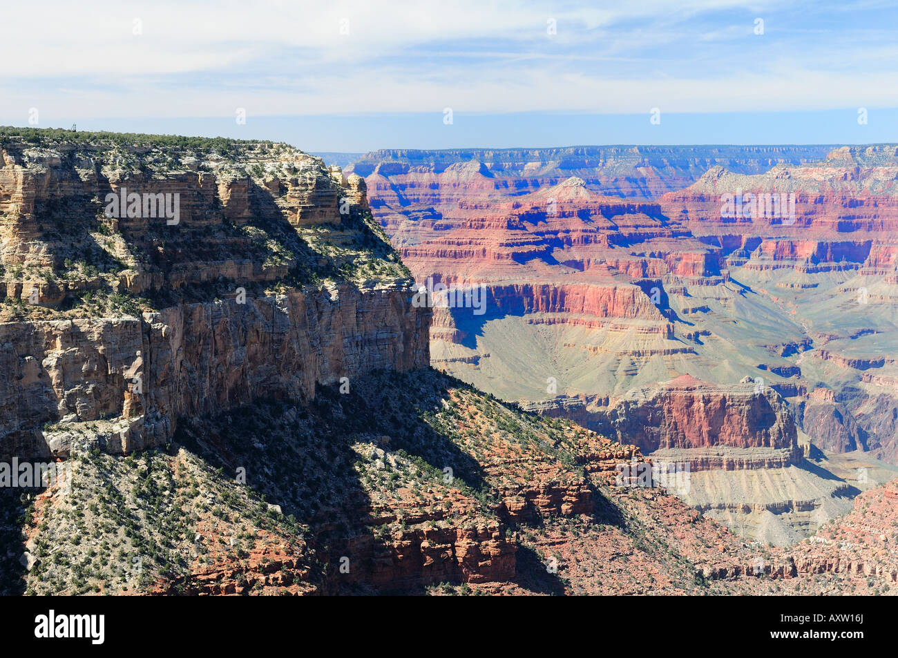 Grand Canyon National Park Arizona showing erosion cliffs rock