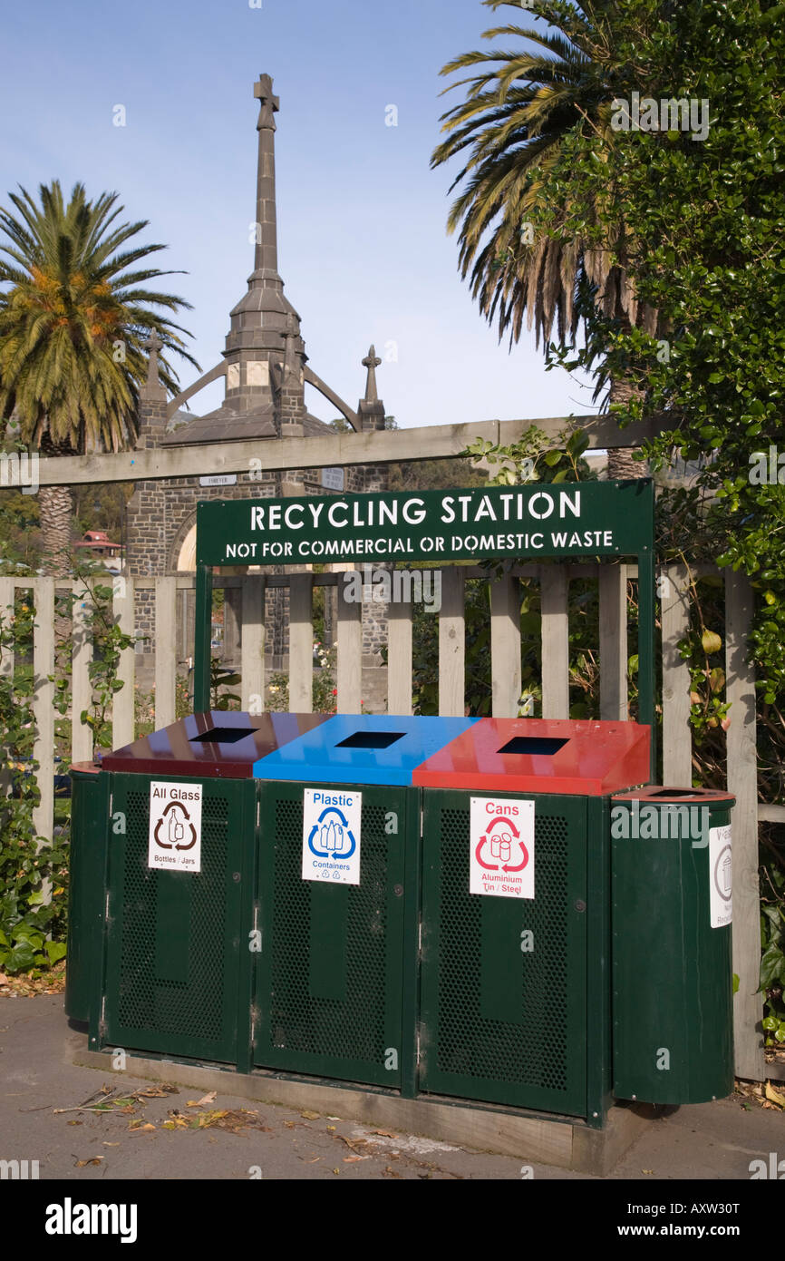 Recycling waste bins new zealand hires stock photography and images
