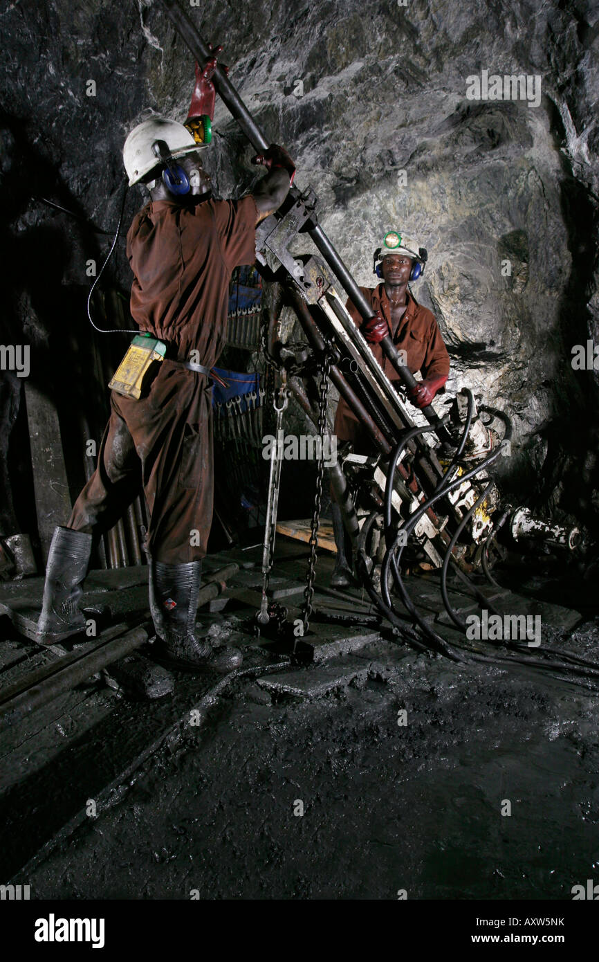 Underground mining drilling hires stock photography and images Alamy