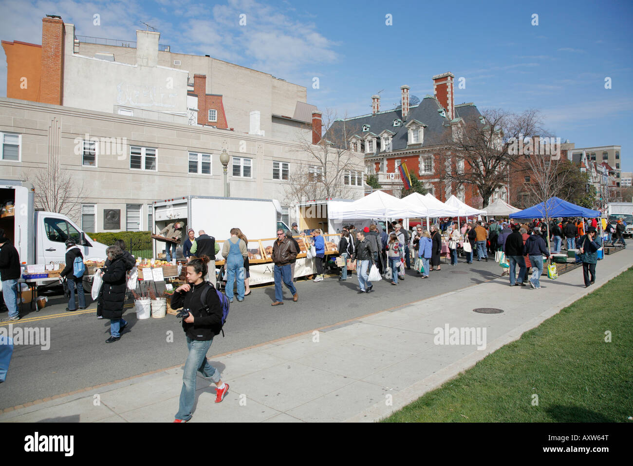 Farmer's market, Dupont Circle, Washington DC, USA Stock Photo Alamy